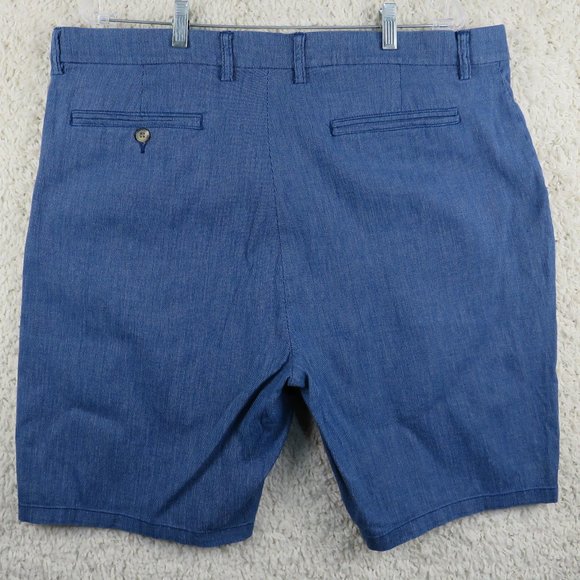 Old Navy* Men's 1.5" Belt Loop Ultimate Slim‎ Flat Front Shorts~ Size 40W - Picture 2 of 10